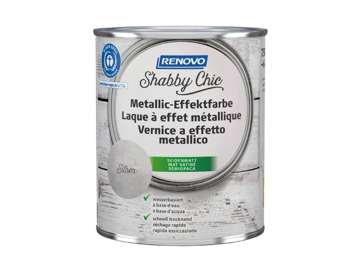 Renovo Metallic-Effektfarbe Shabby Chic 750 ml