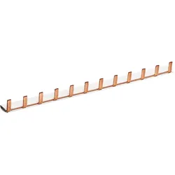 Hager KB163A Phasenschiene 1 polig mit Stiftanschluss 10mm2 63A 12 Module