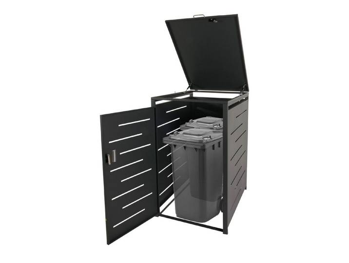 MCW Mülltrennsystem MCW-E83-XL, Erweiterbar, Abschließbar, Luftzirkulation durch Belüftungsschlitze