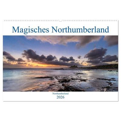 Magisches Northumberland (Wandkalender 2026 DIN A2 quer), CALVENDO Monatskalender