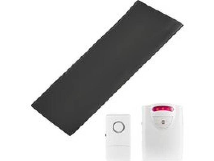 VEVOR Sensormat, 355,6 x 762 mm Alarmvoetmat, Draadloze bedsensor met pager, Veiligheidsbedalarm en valpreventiemat voor thuis, ziekenhuis en revalidatiecentrum