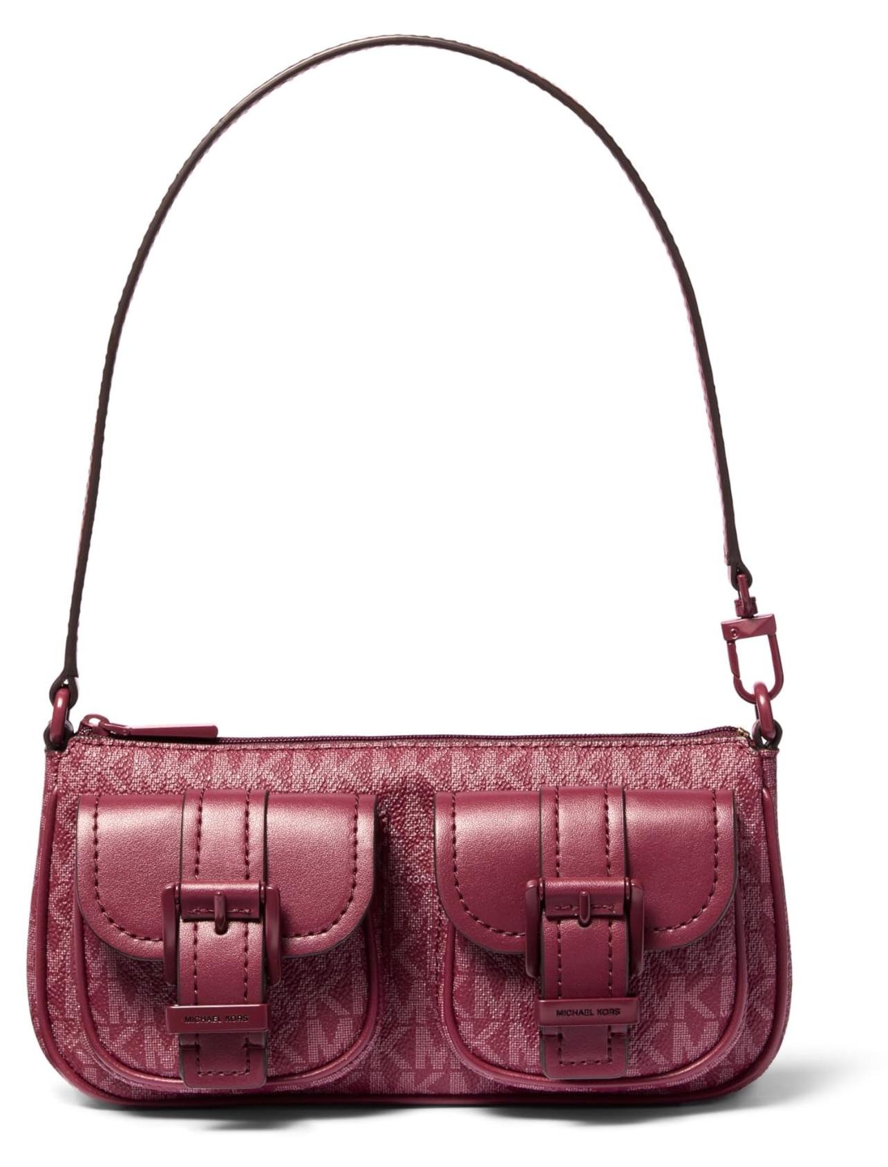 Michael Kors Sm Conv Pouchette Mulberry