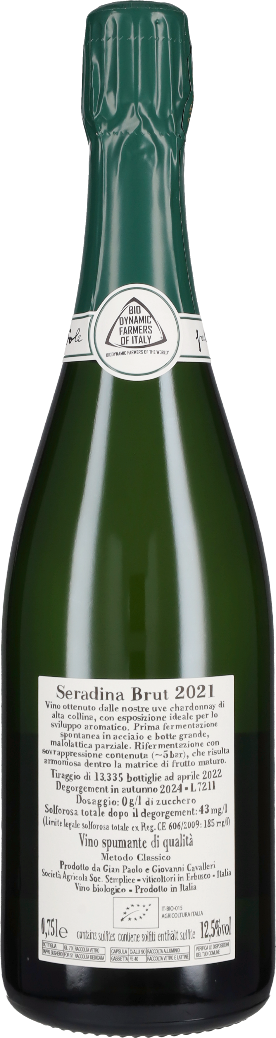 Sparkling Brut 'Seradina' Cavalleri 2021