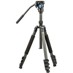 Sirui ET-1204+VA5 Traveler Stativ Carbon mit Videoneiger (Carbon), Stativ