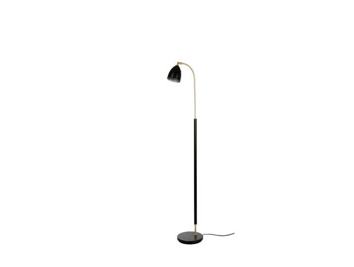 Belid Stehleuchte Floor lamp Deluxe, Schwarz, Messingfarben, Metall, 133.8 cm, CE, Lampen & Leuchten, Innenbeleuchtung, Stehlampen, Stehlampen