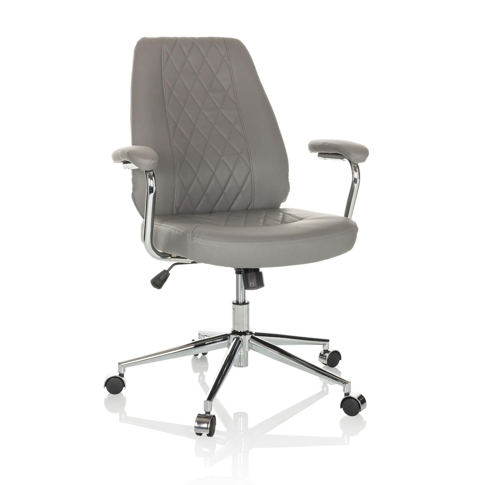 hjh OFFICE Home Office Chefsessel THEO I Kunstleder mit Armlehnen