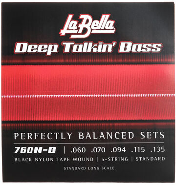 La Bella 760N-B DT Bass Black Nylon