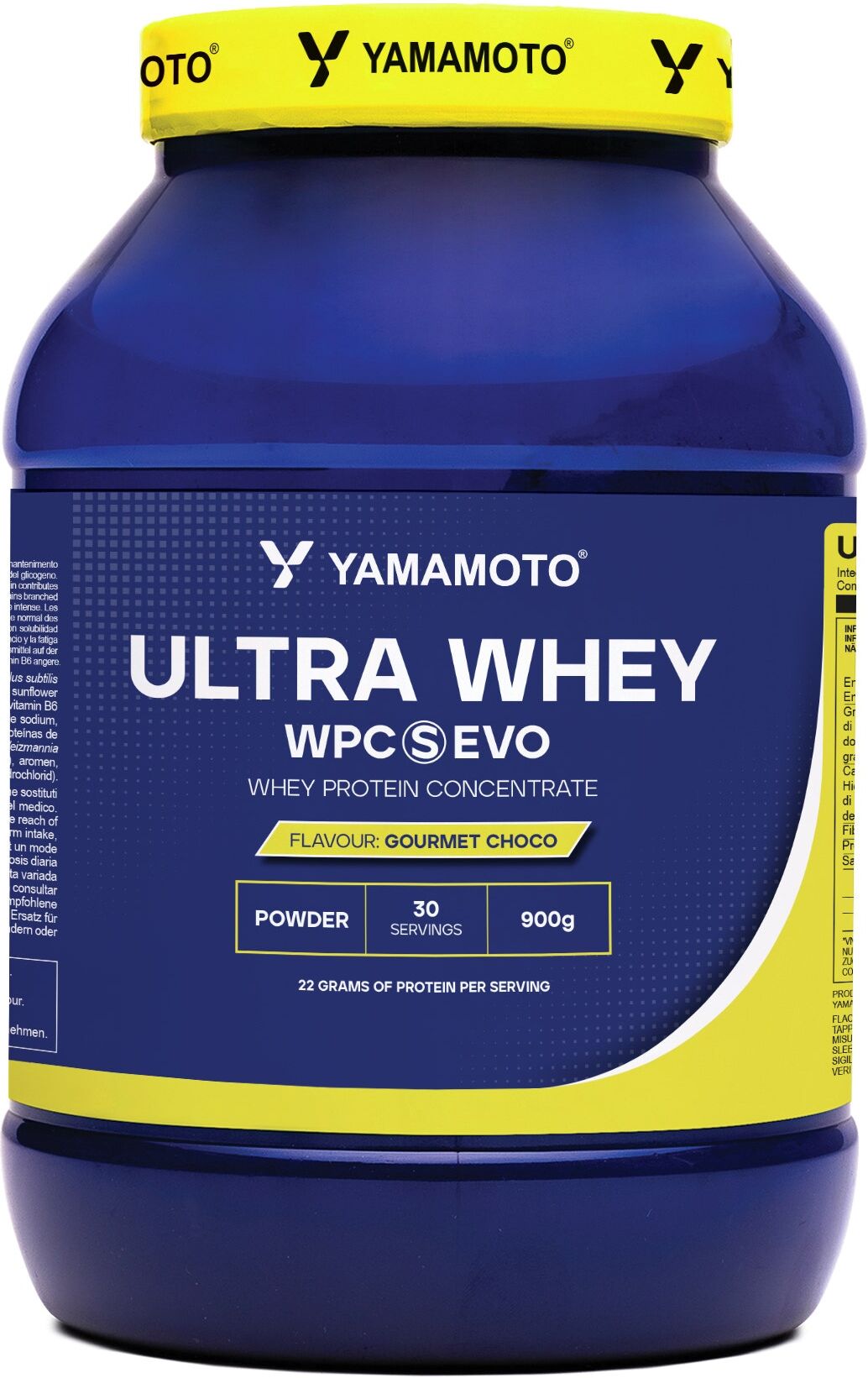 YAMAMOTO NUTRITION Ultra Whey Wpc S Evo 900 G 