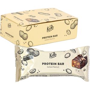 KoRo Proteinriegel Protein Bar, 12 Riegel, BIO, Salted Peanut, je 50 g, pro Riegel 10,5 g Protein