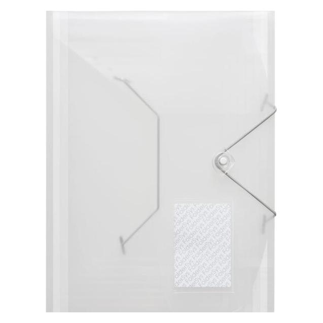Foldersys Sammelmappe Jumbo A4 PP mit Gummizug farblos transluzent (A4) (10028-04)