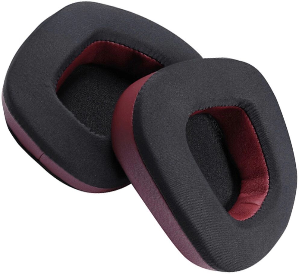 INF 2 coussinets bordeaux compatibles avec Corsair Void Elite, Void Pro, Void et Void V2