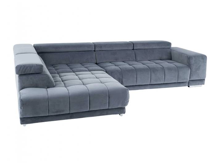Ecksofa Selinda Polipol / Farbe: Denim / Bezugsmaterial: Stoff