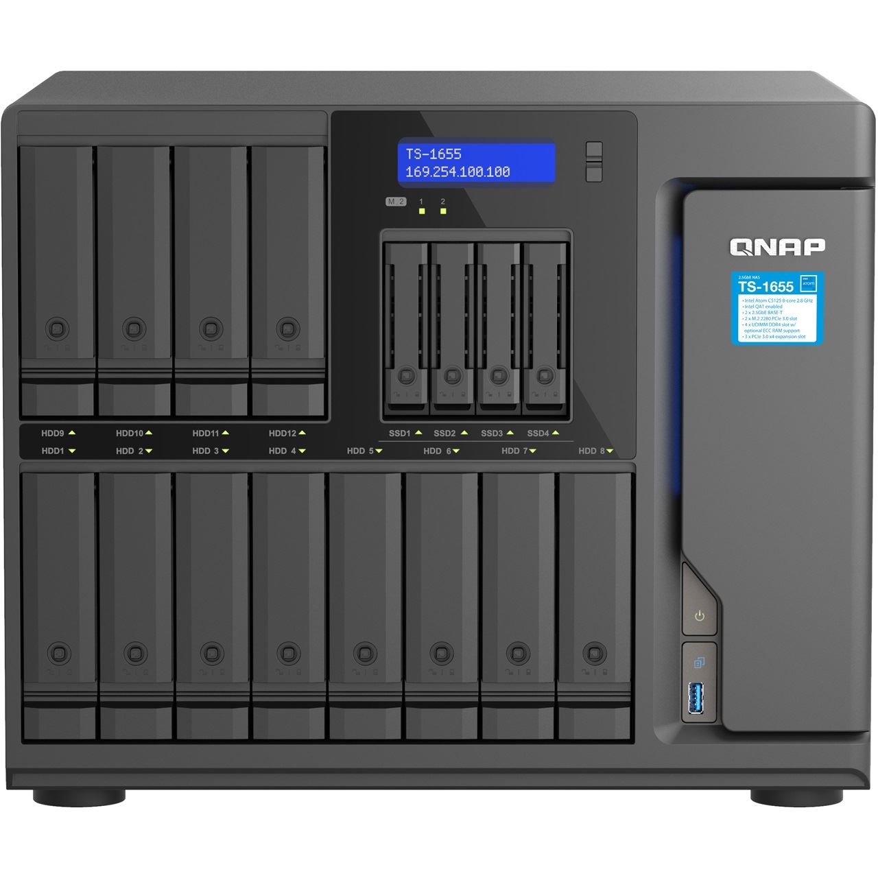 NAS Qnap TS-1655-8G