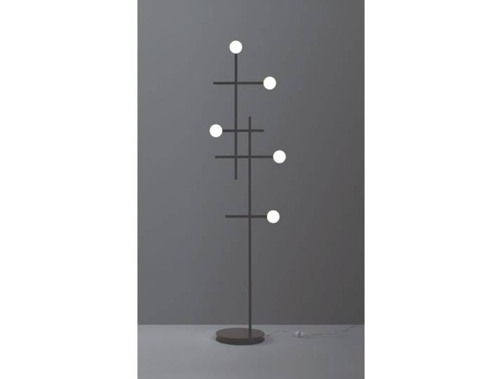 Bopp Stehleuchte Cross, Opalglas, blendfreies Licht Wohnzimmerla