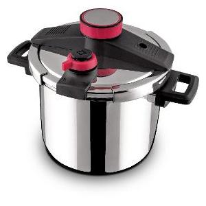 Lamart Schnellkochtopf Dampf / 6L / Edelstahl / Silber (Dampfkochtopf, Edelstahl) (8590669356706)