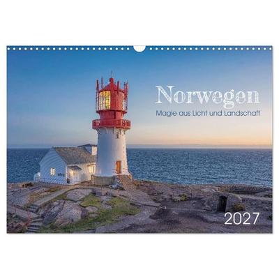 Norwegen - Magie aus Licht und Landschaft (Wandkalender 2027 DIN A3 quer), CALVENDO Monatskalender