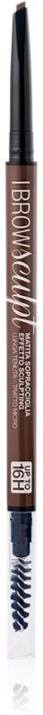 bellaoggi I Brow Sculpt Eyebrows Pencil precise eyebrow pencil with brush shade Dark Brown 1 g