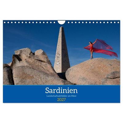 Sardinien - Landschaftsaktbilder am Meer (Wandkalender 2027 DIN A4 quer), CALVENDO Monatskalender