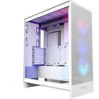 H7 Flow RGB ( 2024 ) , Tower-Gehäuse weiß, Tempered Glass