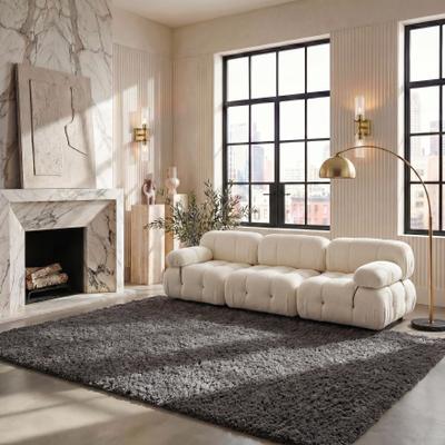 SAFAVIEH Madrid Shag Alisee Solid 2-inch Thick Rug