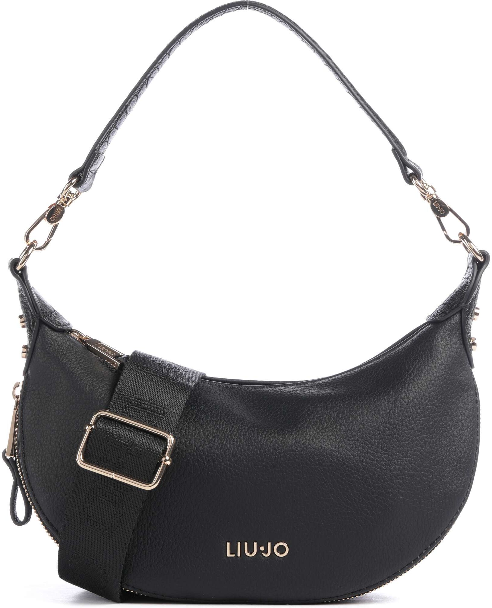Liu Jo Kaliska S   Leer Hobo tas   zwart