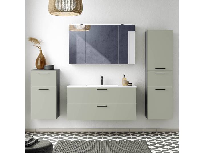 Badezimmerset MYBA XVII 4-teilig 210cm Grün/Beigegrün