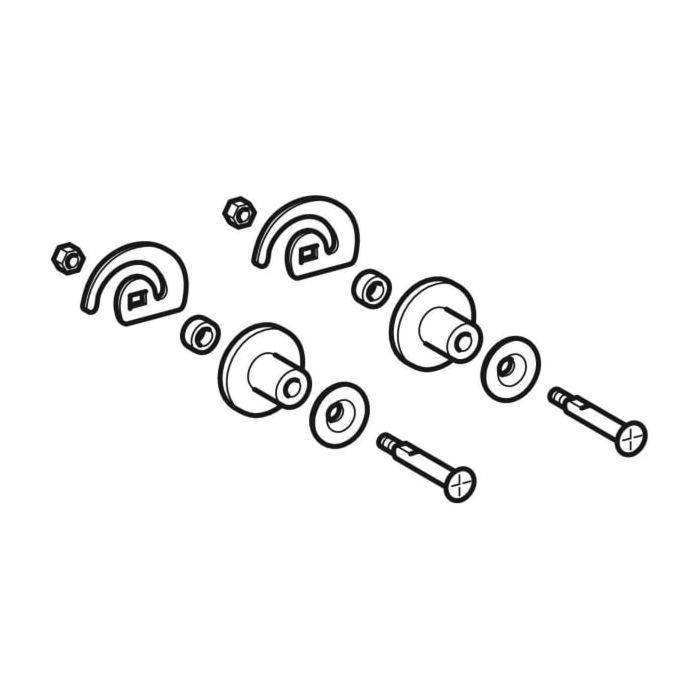 Geberit Set Kerafix Schnecke 597160000