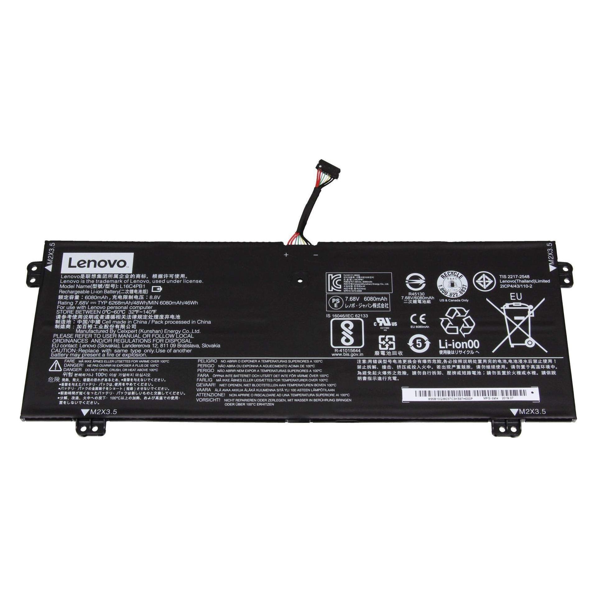 Lenovo Yoga730 CP C L16C4PB1 7.68V48Wh4cell (4 Zellen, 4800 mAh) (5B10W67264)