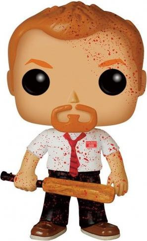 Funko Pop Culture Bobble Head Shaun of the Dead Shaun Bloedig Figuur