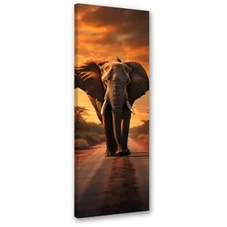 WANDBILD elefant afrika savanne