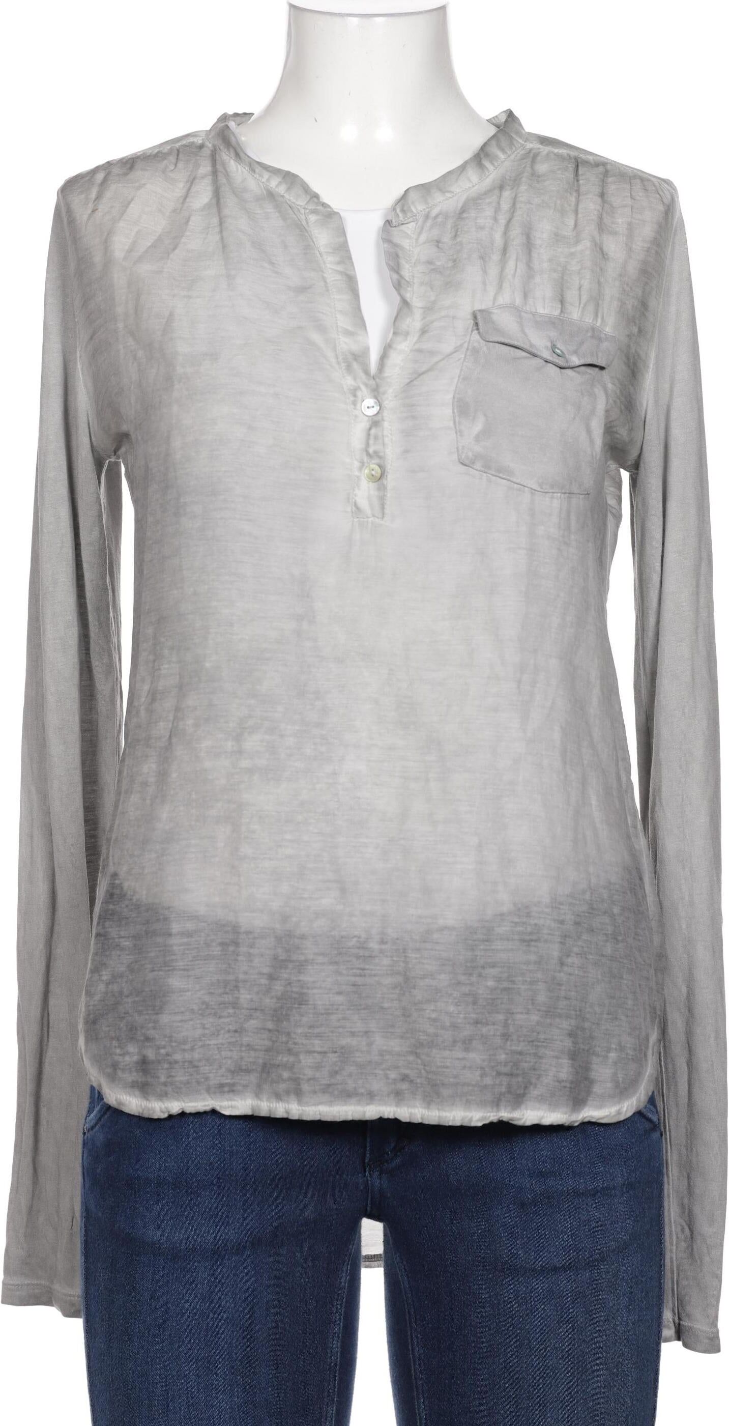 Deichgraf Damen Bluse, Grau, Gr. S, kein / Etikett - Second Hand