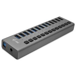 i-tec U3CHARGEHUB13 USB-Hub 13 Port USB-A USB 3.0 5 GBit/s Grau I-TEC USB 3.0 Charging HUB 13 Port