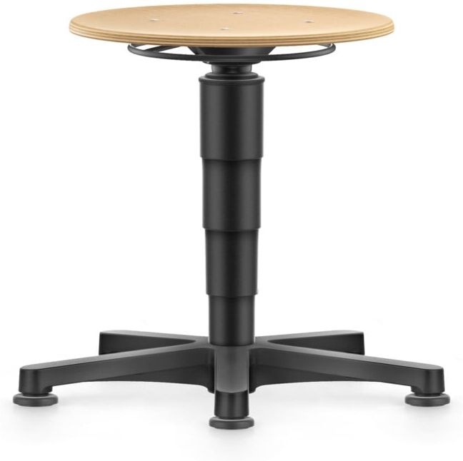 bimos Allround tabouret avec patins, bois, hauteur d'assise 450-650 mm (9460-3000)