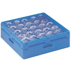 Zanussi Gläserkorb für 16 Gläser (H-120 mm, D-100 mm) Kunststoff, blau