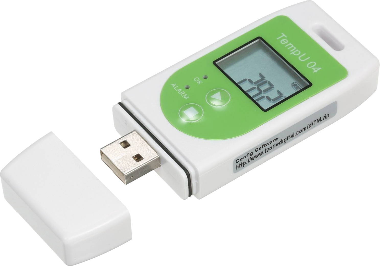 Cocosity Multifunctionele USB-temperatuurrecorder met 32.000 datapunten