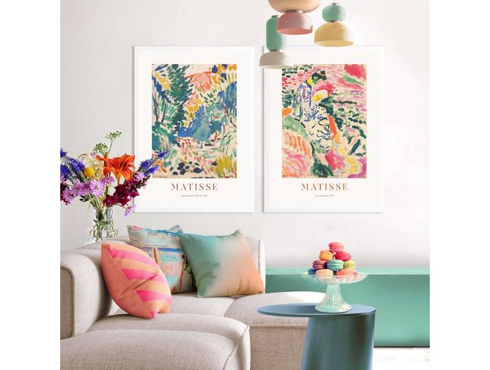 Kunstdruck REINDERS Matisse Gärten , bunt (farbe bild(er): bunt), B:50cm H:70cm T:2,2cm, MDF, Bilder, Kunstdruck