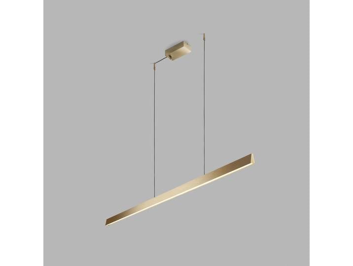 Suspension LED Edge Linear S1500, laiton, CCT - Light-Point - Bureau / espaces de travail - Design - Aluminium - Multi-ampoules
