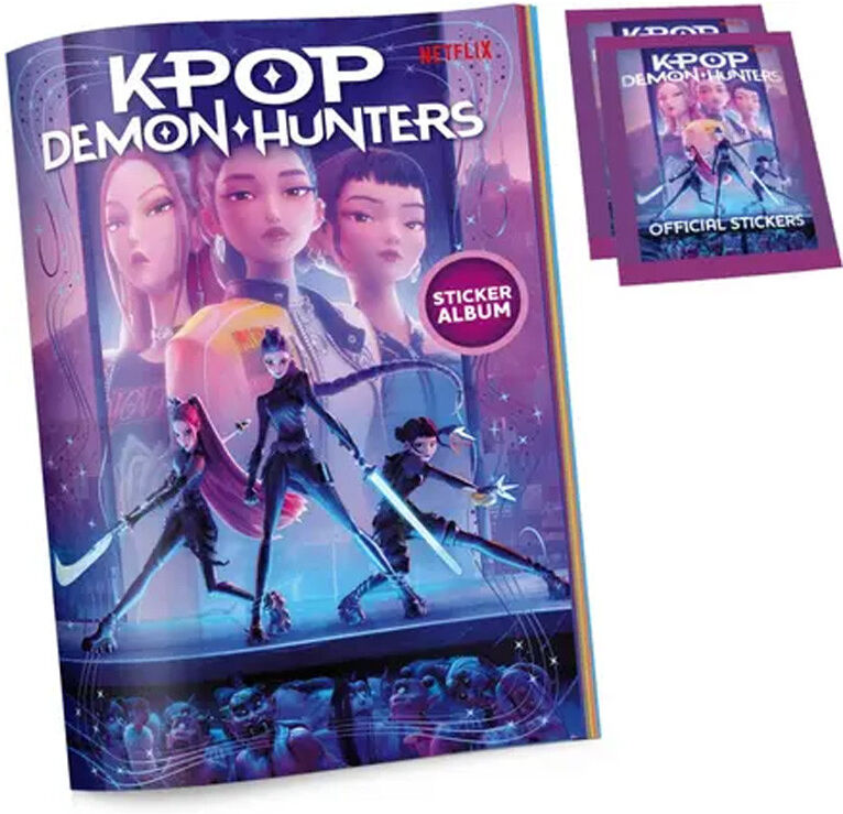 Khadou Stickers à collectionner - KPop Demon Hunter Album +5 Stickers Packs - FR