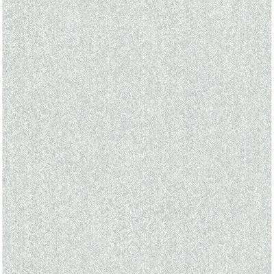 A-Street Prints Ashbee Light Grey Faux Fabric Wallpaper