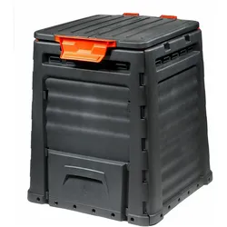 MGA, Komposter + Gartensack, Allibert by Keter Komposter Eco Composter, schwarz, 320L, Kunststoff (320 l)