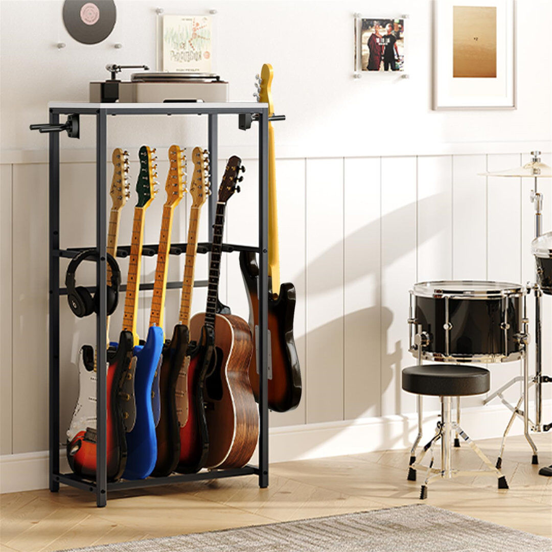 Rio 118 cm H Dowel Rack Black/White 118cm H x 50cm W x 30cm D