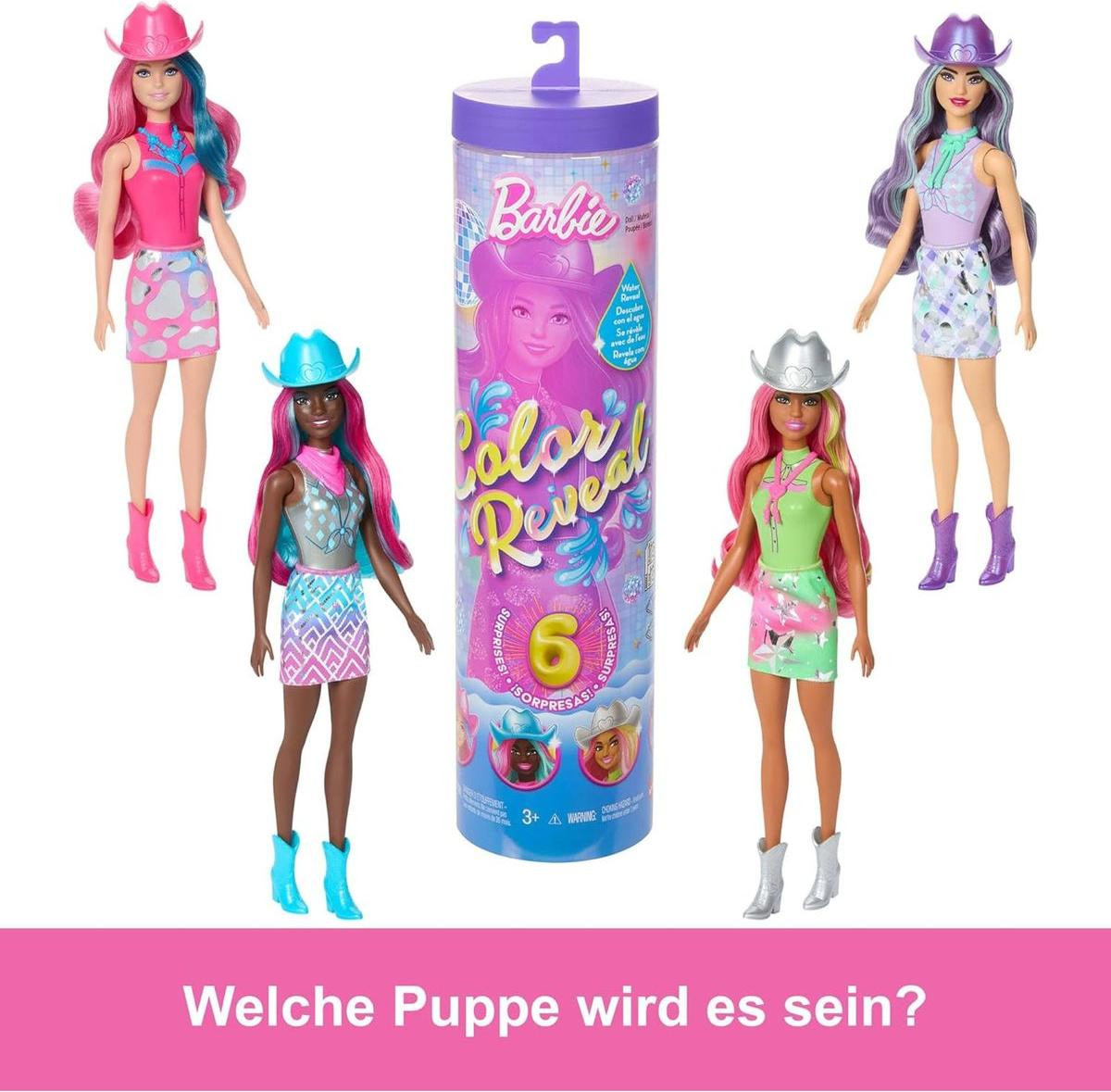 Mattel Barbie Color Reveal Disco Star Pop met 6 verrassingen