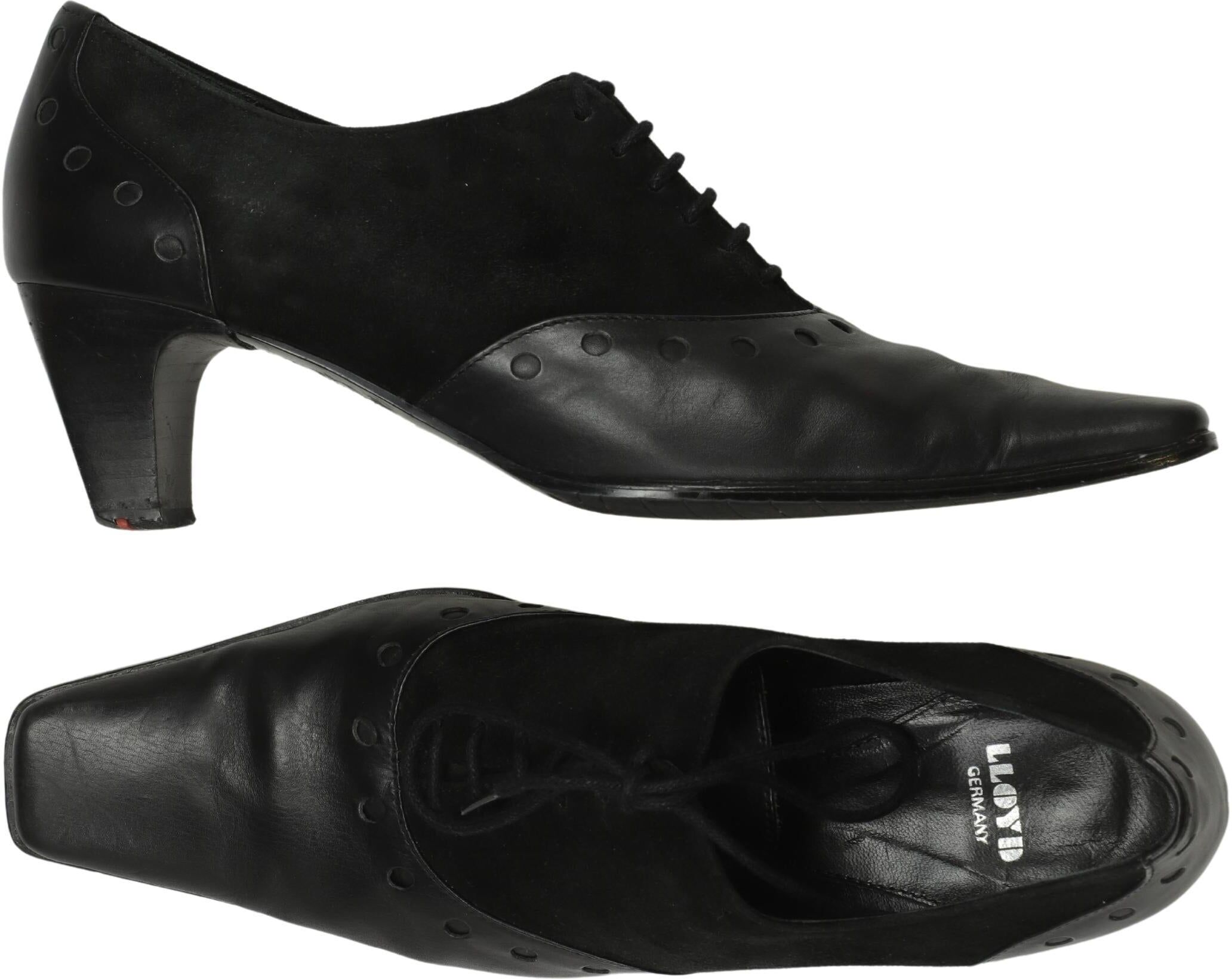 Lloyd Damen Pumps, Schwarz, Gr. EU 41, Leder - Second Hand
