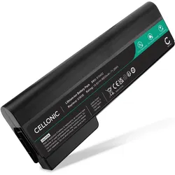 Cellonic Akku für HP EliteBook 8470p, 8560w, ProBook 6560b, 8460p, 8570p, 8560p (6600 mAh), Notebook Akku, Schwarz