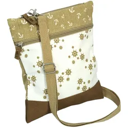 Crossbag Steuerrad & Anker sand 710