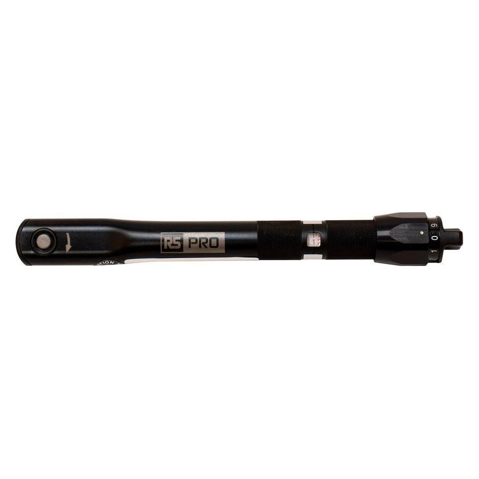 RS PRO 1/4 Zoll Klick-Drehmomentschlüssel 1 5Nm, Länge 168 mm, ±6 % (1/4", 1 - 5 Nm) (2548258)