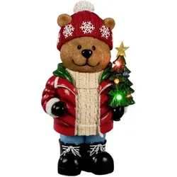 Konstsmide, LED Weihnachtsdeko, LED Teddybär, klein, mit 6h Timer