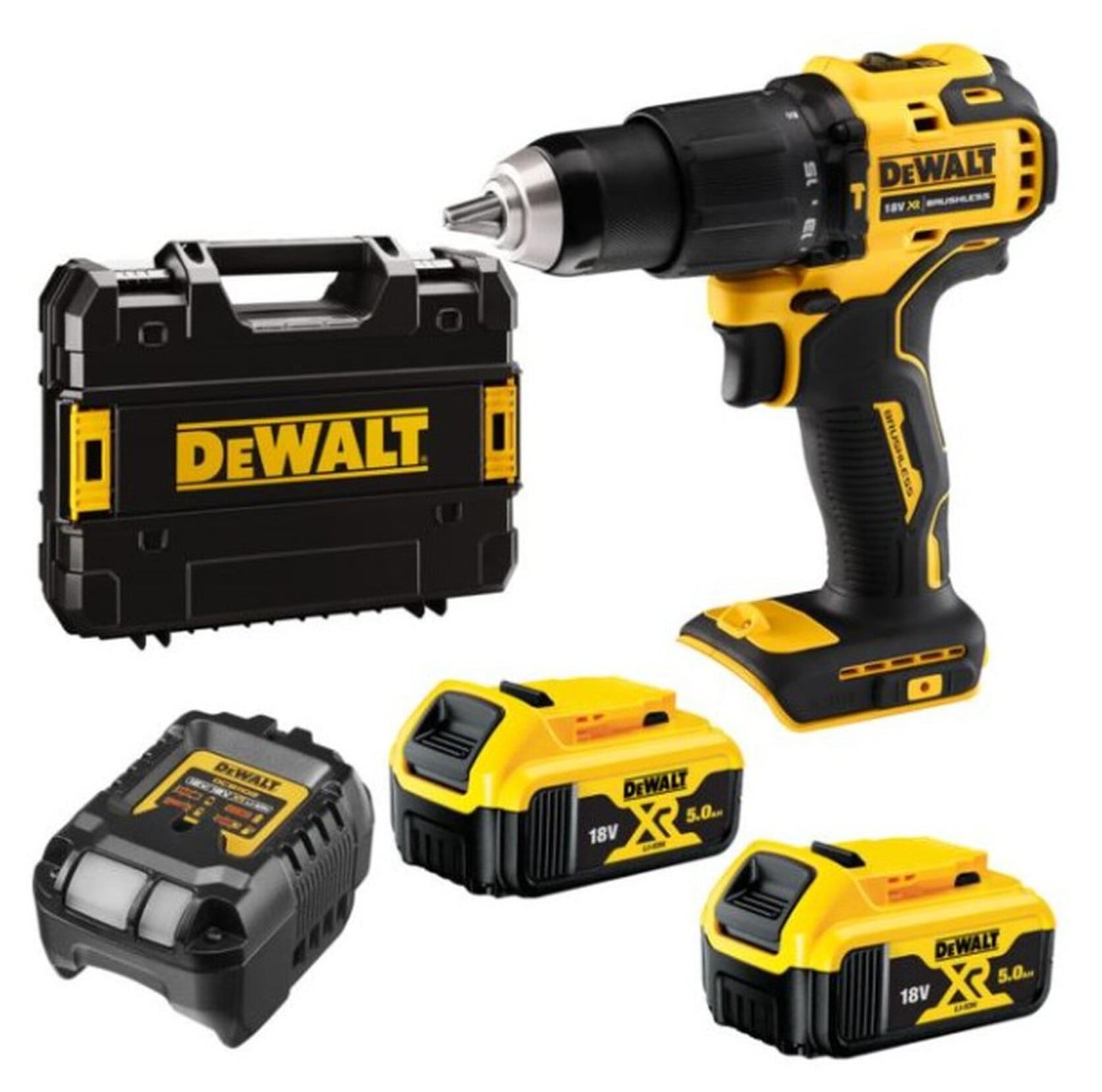 DeWalt DCD709P2T-QW accuboormachine met slagfunctie, 18V