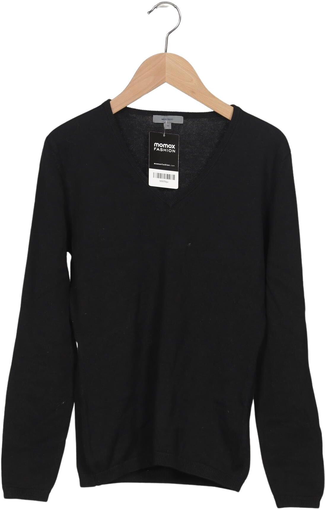 Montego Damen Pullover, Schwarz, Gr. M, Baumwolle - Second Hand