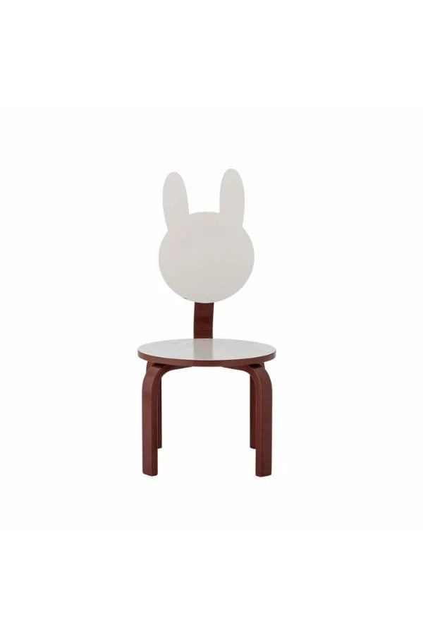 Bloomingville Mini Liova Kinderstoel Konijn - Bruin/Wit